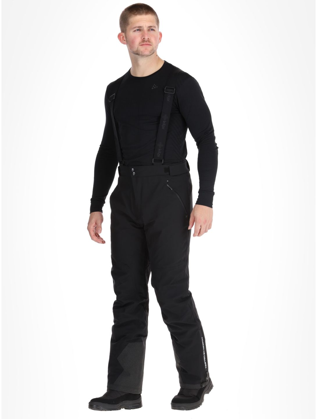 Kilpi, METHONE pantalon de ski hommes Black noir 