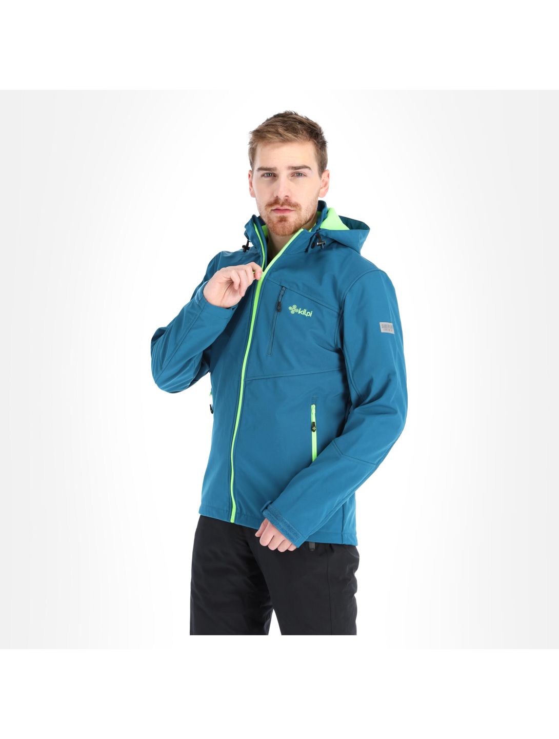 Kilpi, Milo-M veste de ski softshell hommes turquoise bleu 