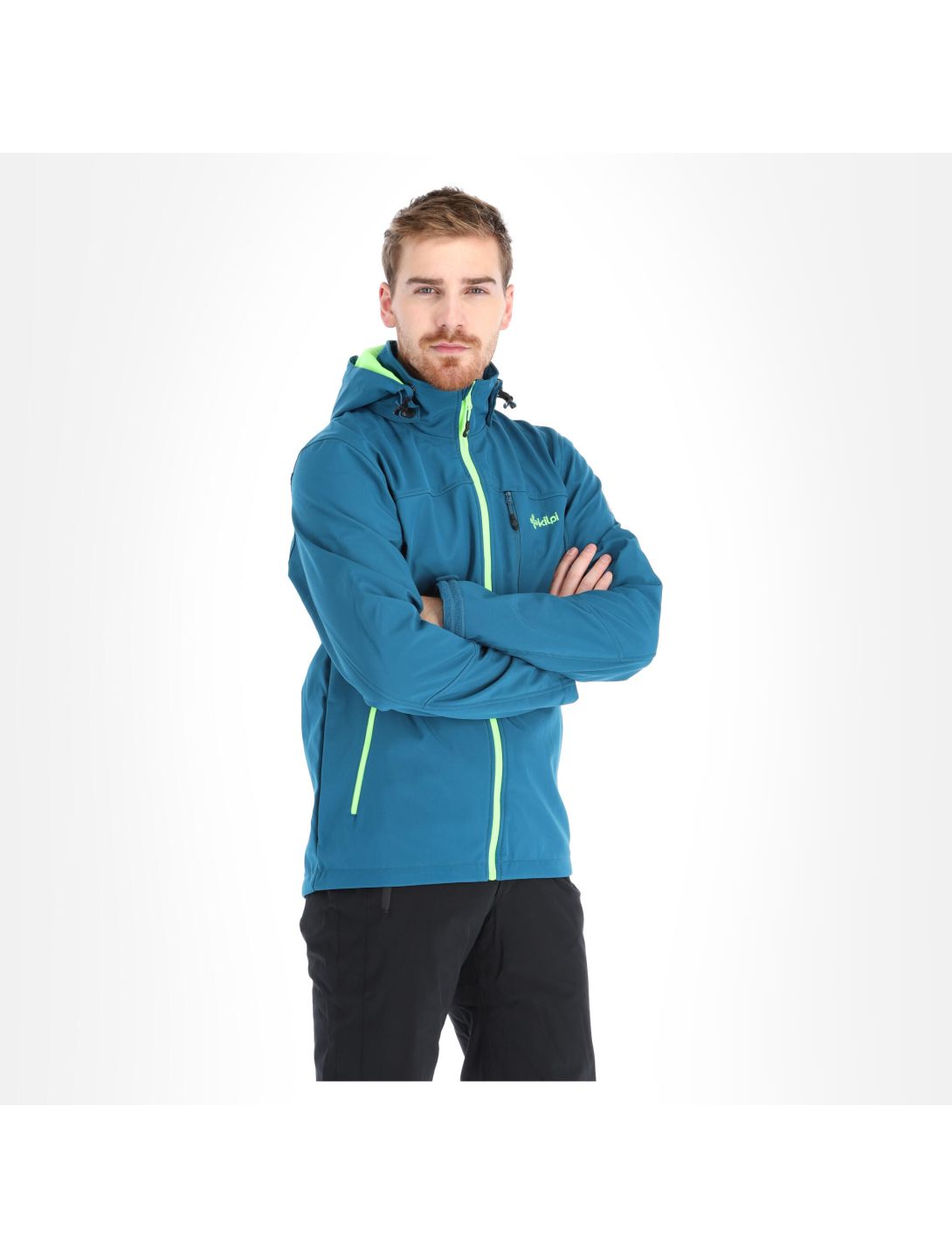 Kilpi, Milo-M veste de ski softshell hommes turquoise bleu 