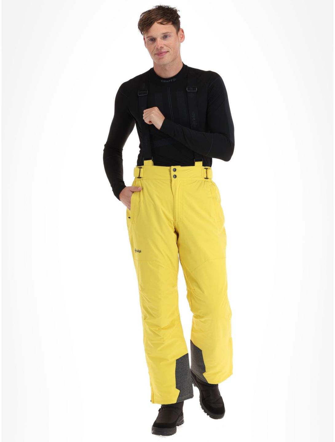 Kilpi, Mimas-M pantalon de ski hommes Yellow jaune 