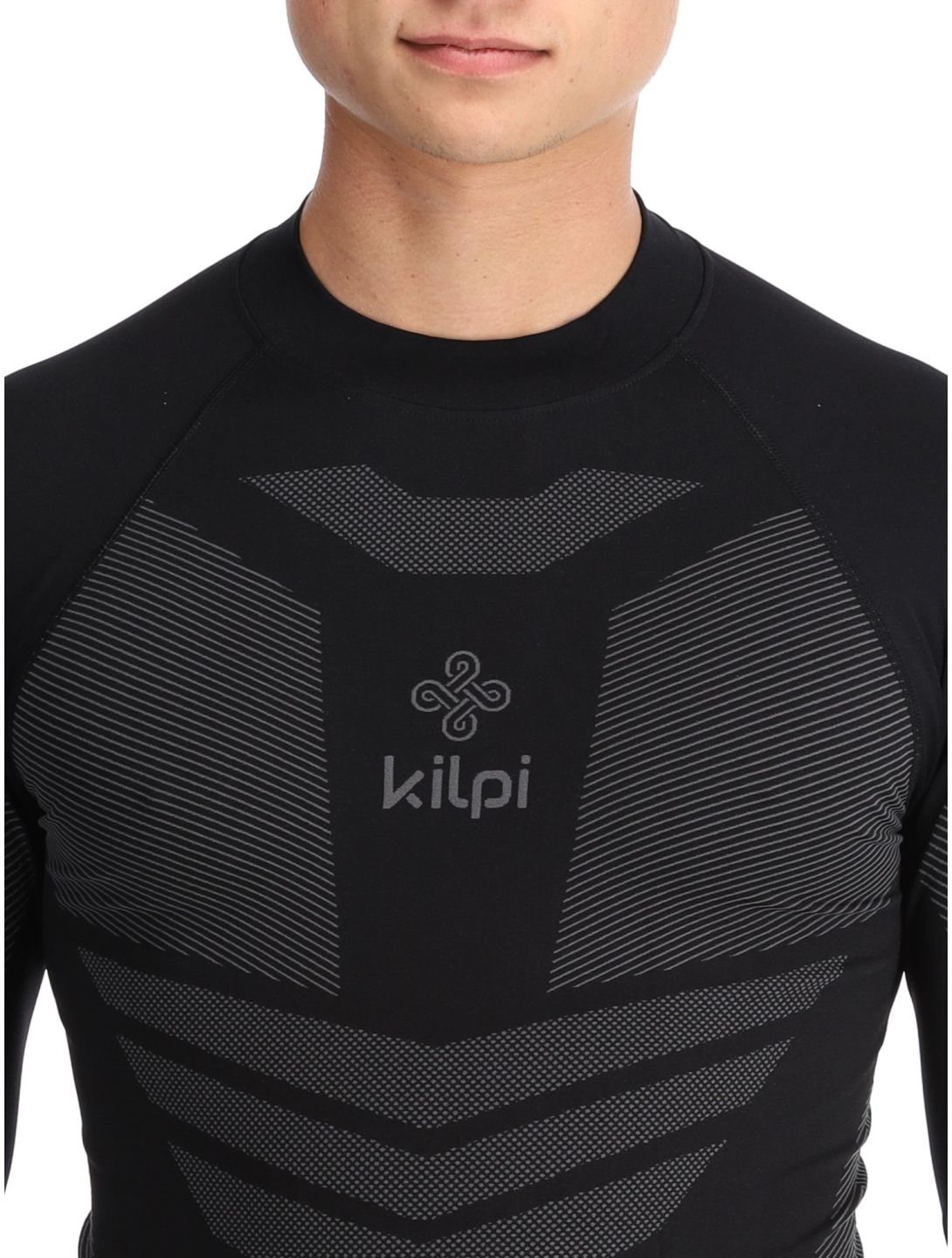 Kilpi, NATHAN chemise thermo hommes Black noir 