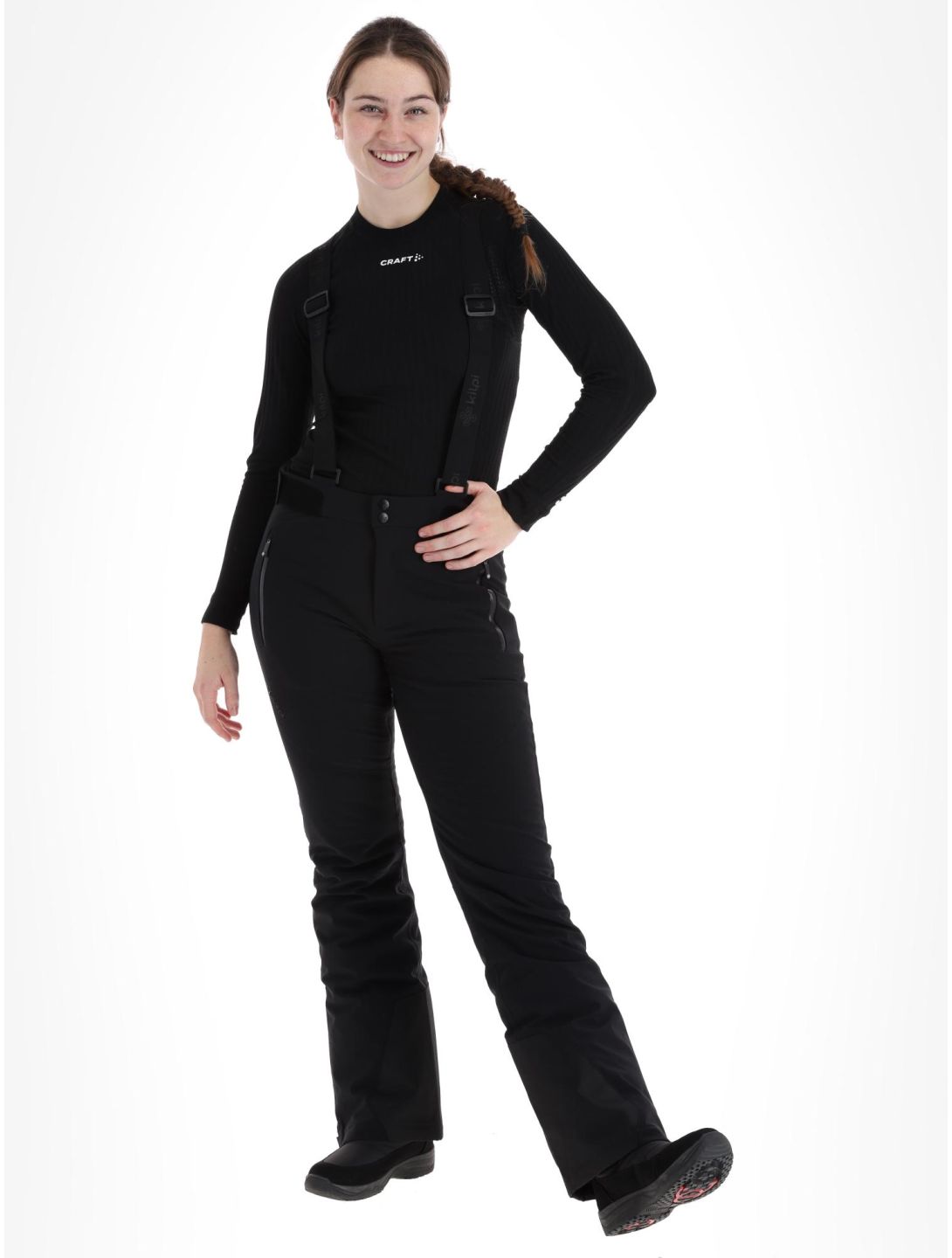 Kilpi, Ravel-W pantalon de ski femmes Black noir 