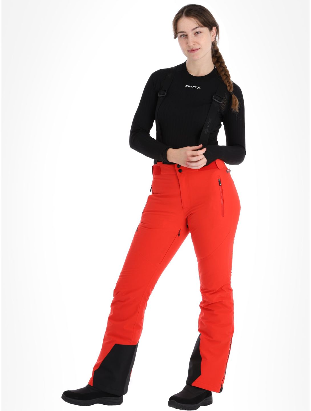 Kilpi, Ravel-W pantalon de ski femmes Red rouge 