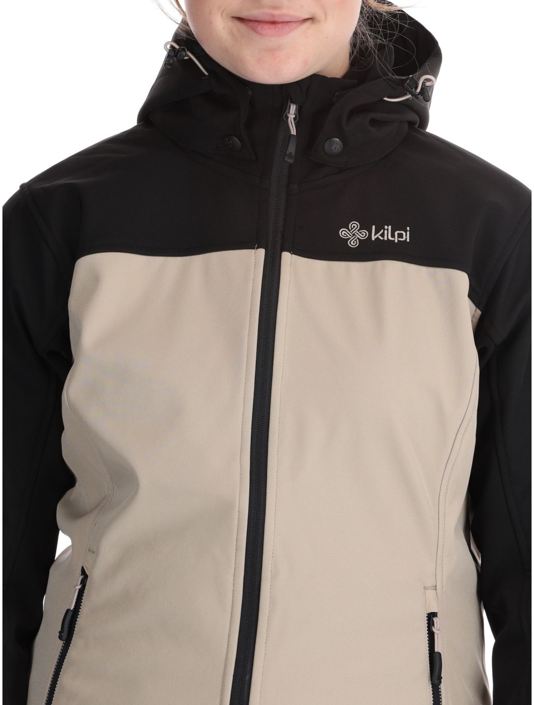 Kilpi, Ravia veste de ski softshell femmes Beige beige, noir 