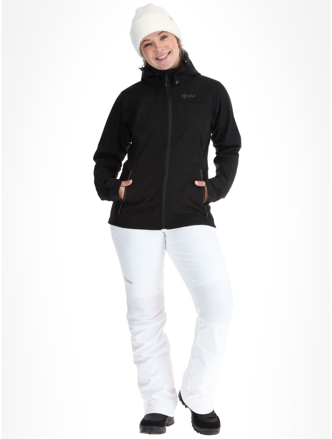 Kilpi, Ravia veste de ski softshell femmes Black noir 