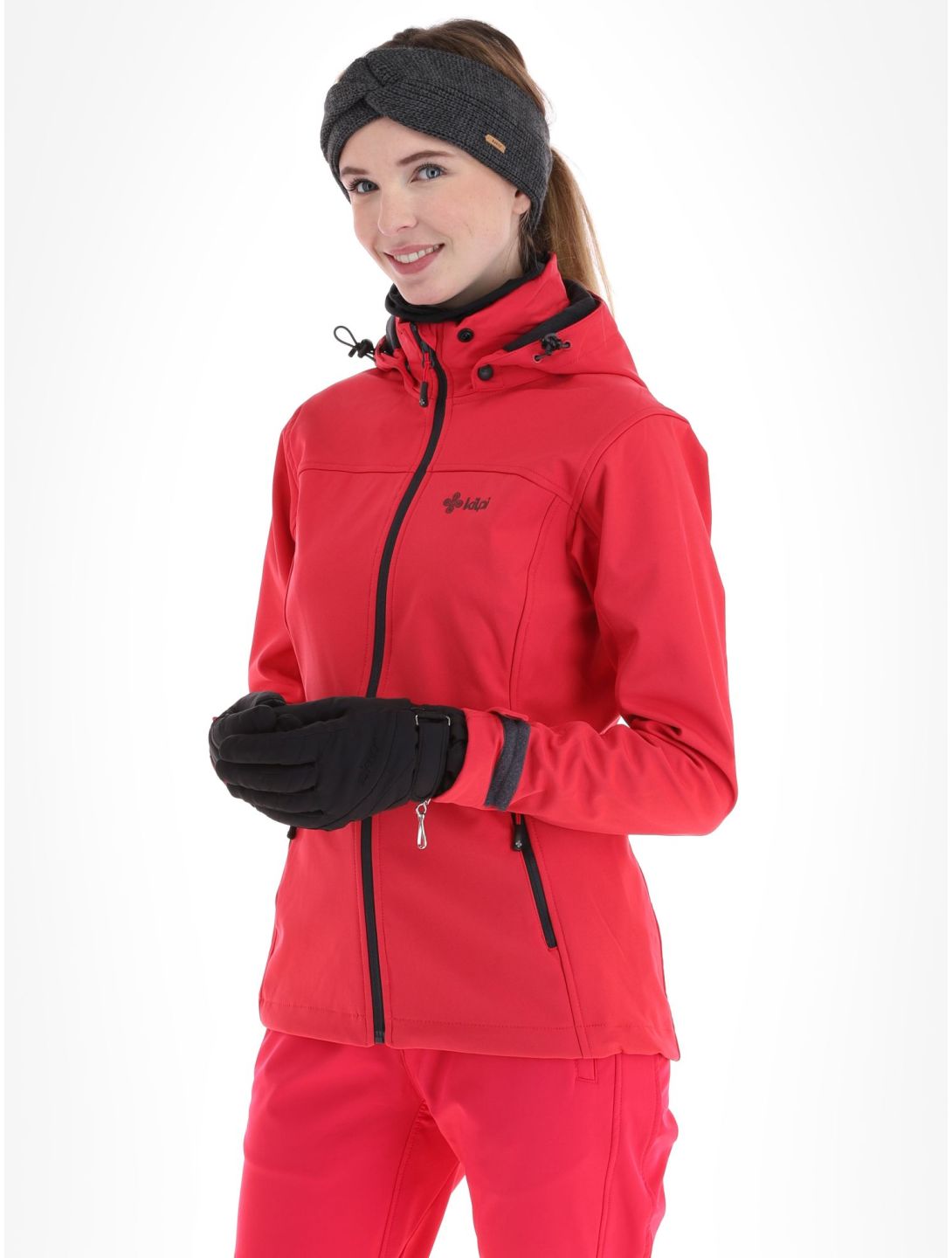 Kilpi, Ravia-W veste de ski softshell femmes Pink rose 