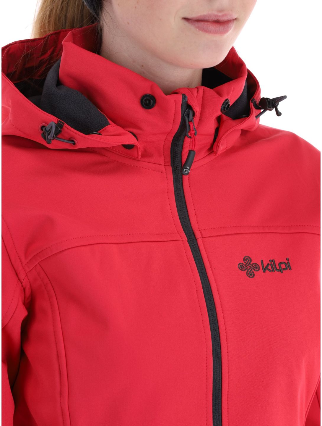 Kilpi, Ravia-w veste de ski softshell grandes tailles femmes Pink rose 