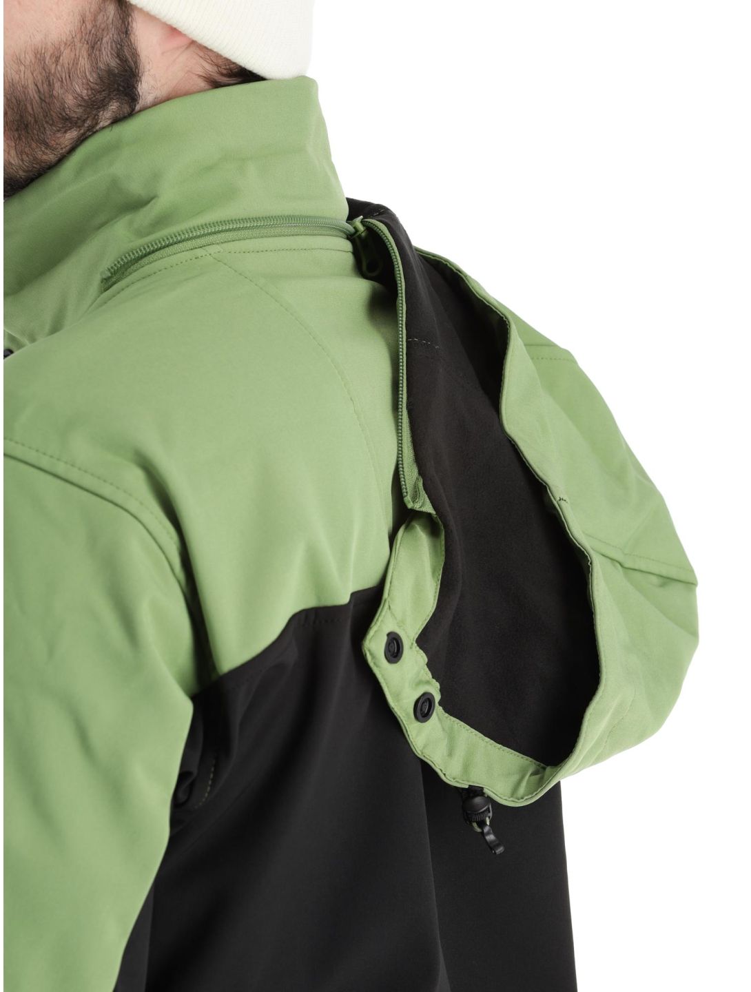 Kilpi, Ravio-m veste de ski softshell grandes tailles hommes Green noir, vert 