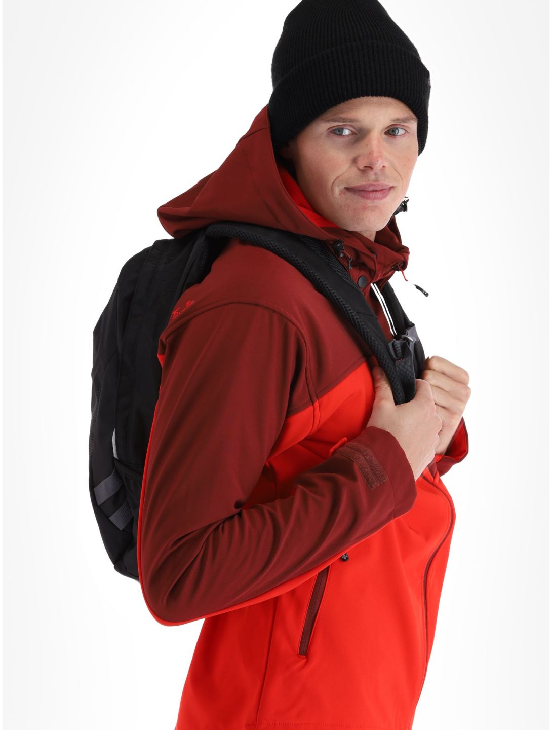 Kilpi, Ravio-m veste de ski softshell grandes tailles hommes Red rouge 