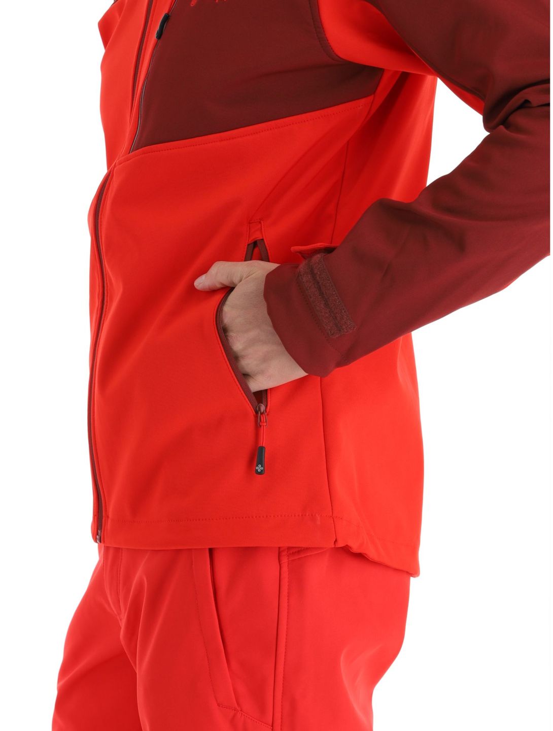 Kilpi, Ravio-m veste de ski softshell grandes tailles hommes Red rouge 