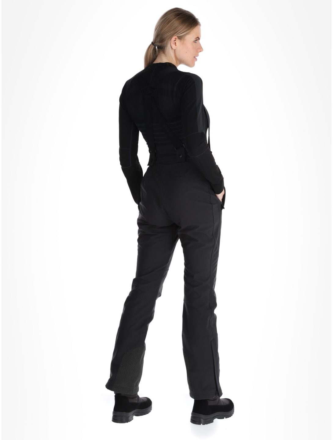 Kilpi, RHEA pantalon de ski en softshell femmes Black noir 