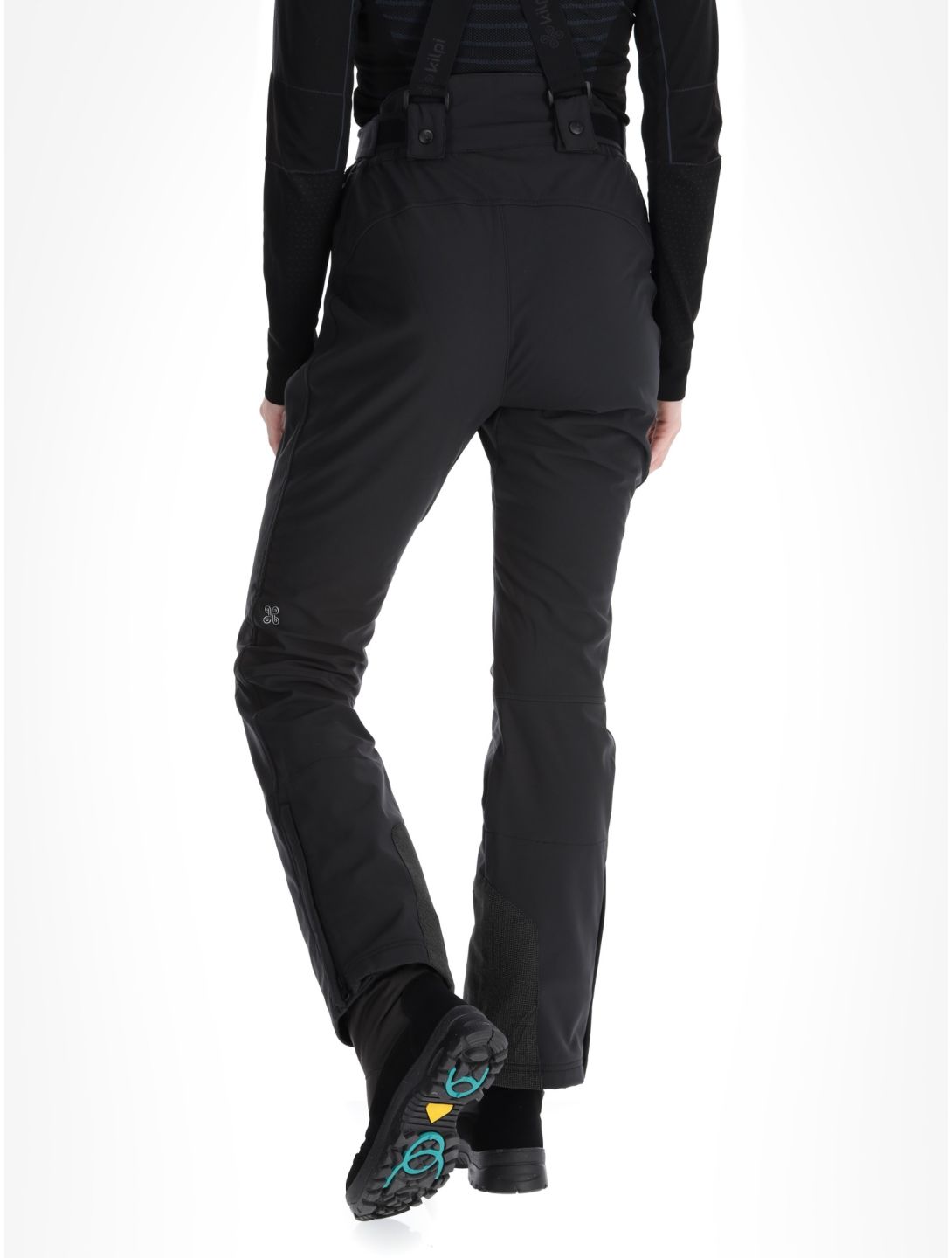 Kilpi, RHEA pantalon de ski en softshell femmes Black noir 