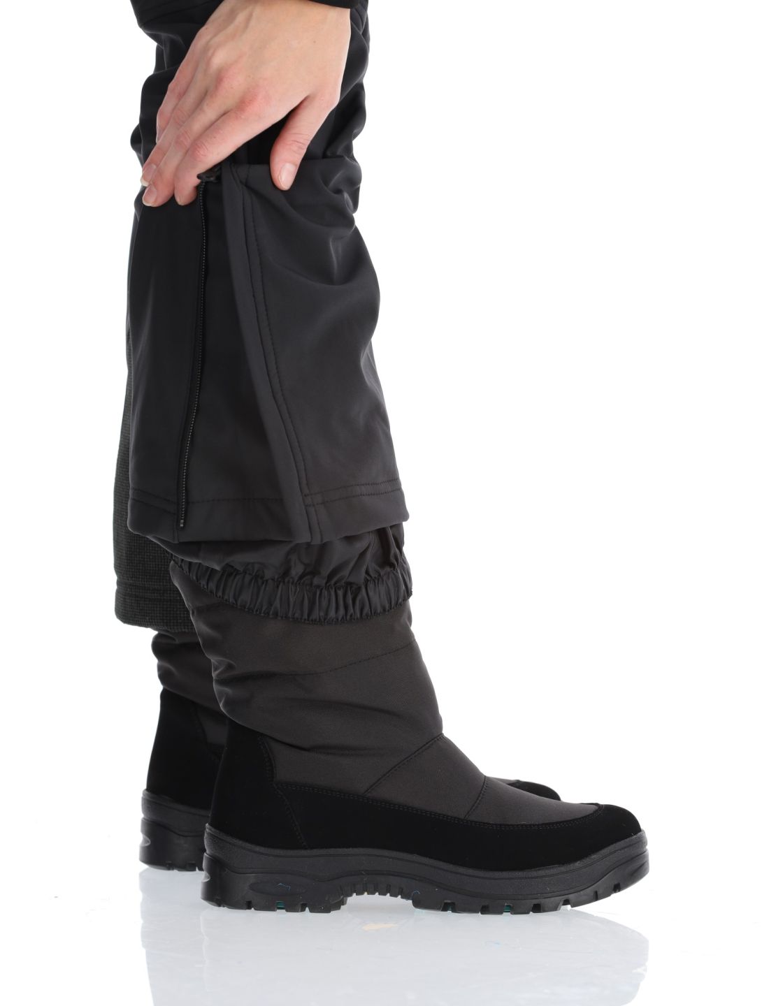 Kilpi, RHEA pantalon de ski en softshell femmes Black noir 