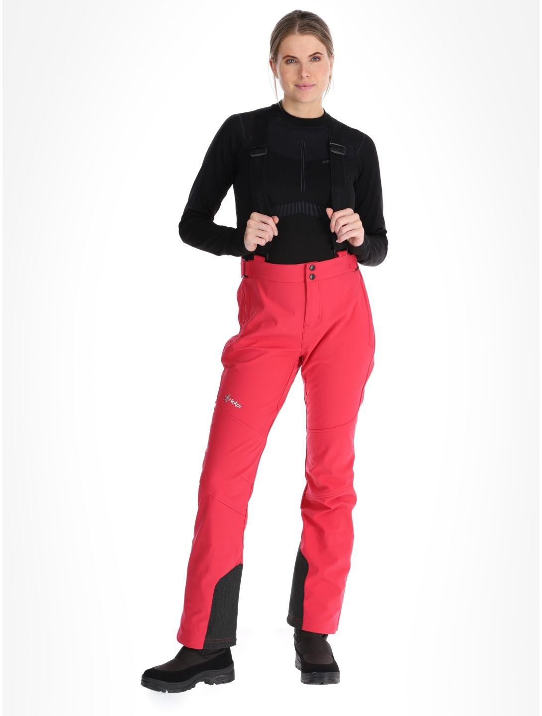 Kilpi, RHEA pantalon de ski en softshell femmes Pink rose 