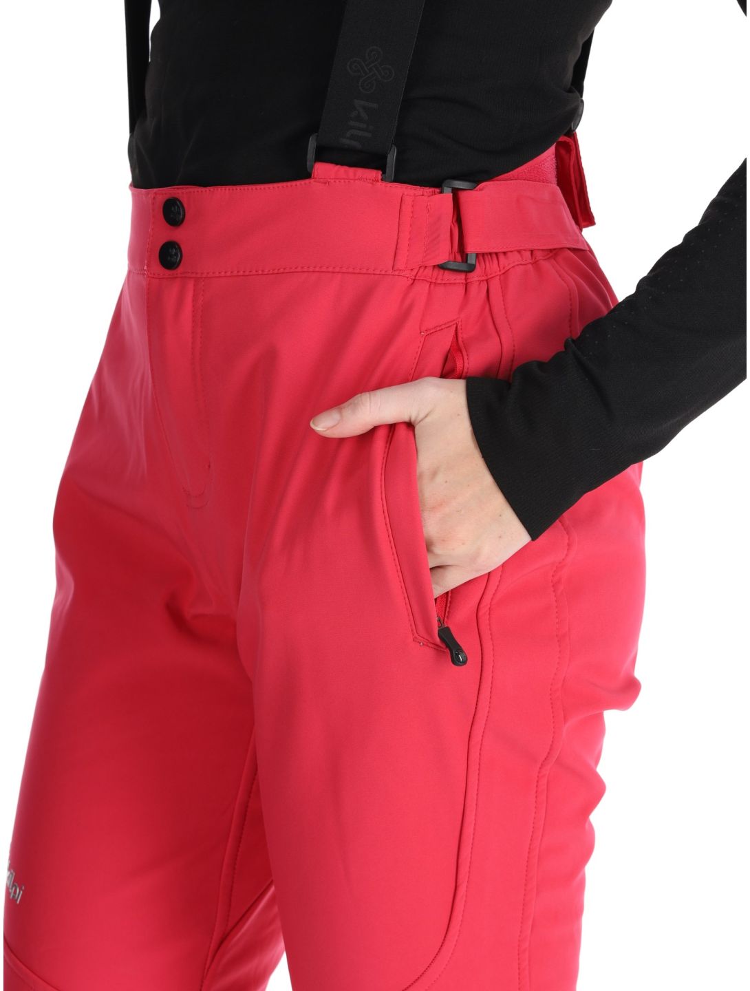 Kilpi, RHEA pantalon de ski en softshell femmes Pink rose 