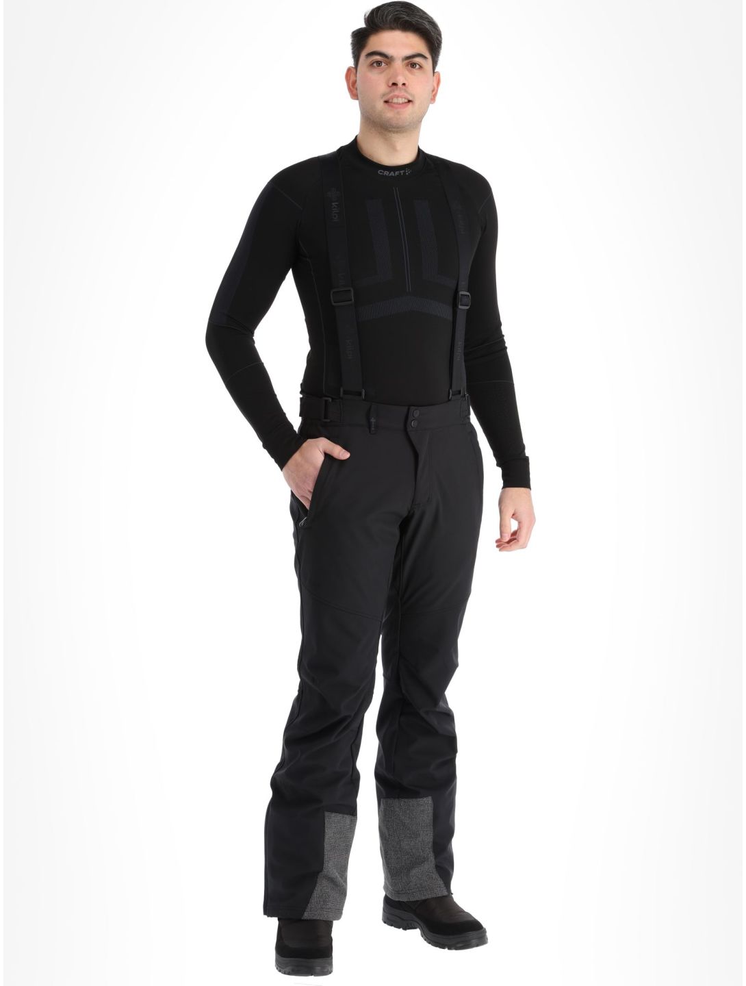 Kilpi, Rhea-M pantalon de ski en softshell hommes Black noir 