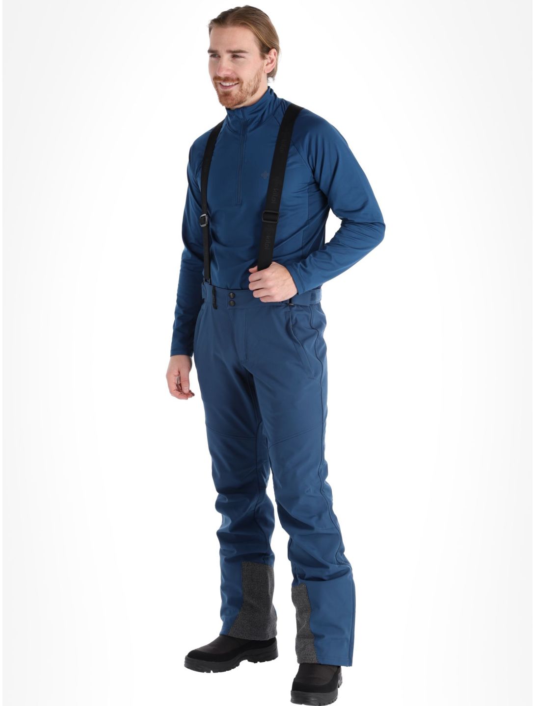 Kilpi, Rhea-M pantalon de ski en softshell hommes Dark Blue bleu 