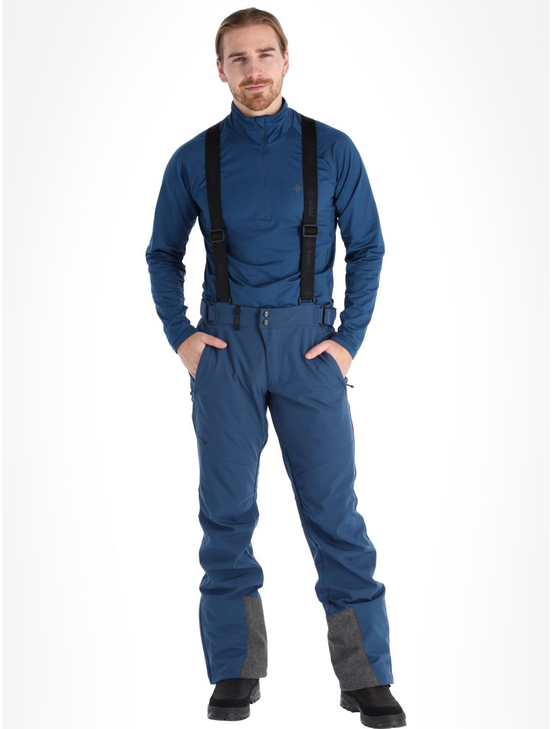 Kilpi, Rhea-M pantalon de ski en softshell hommes Dark Blue bleu 