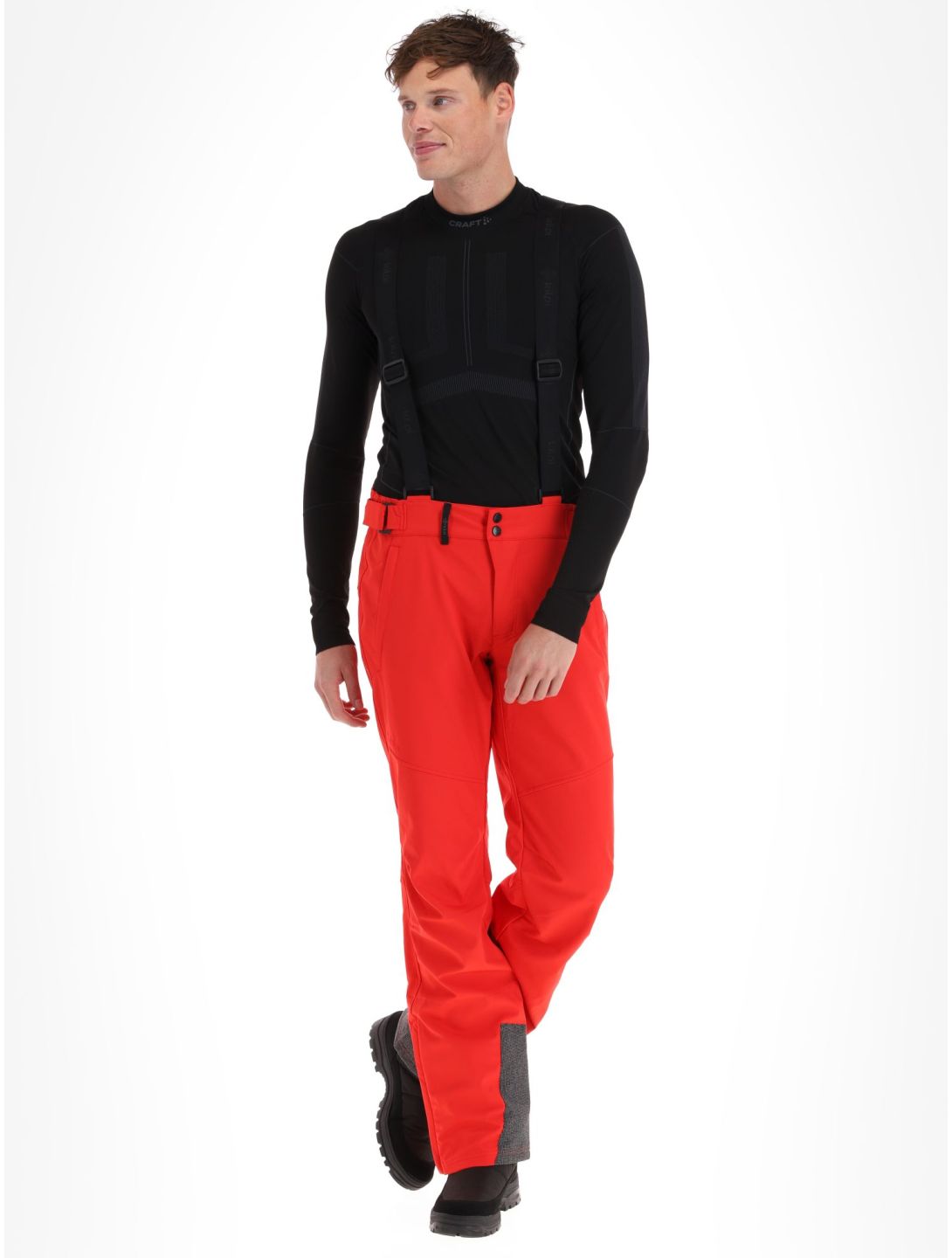 Kilpi, Rhea-m pantalon de ski en softshell grandes tailles hommes Red rouge 