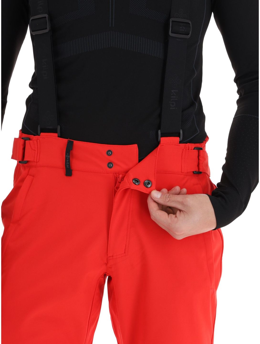 Kilpi, Rhea-m pantalon de ski en softshell grandes tailles hommes Red rouge 