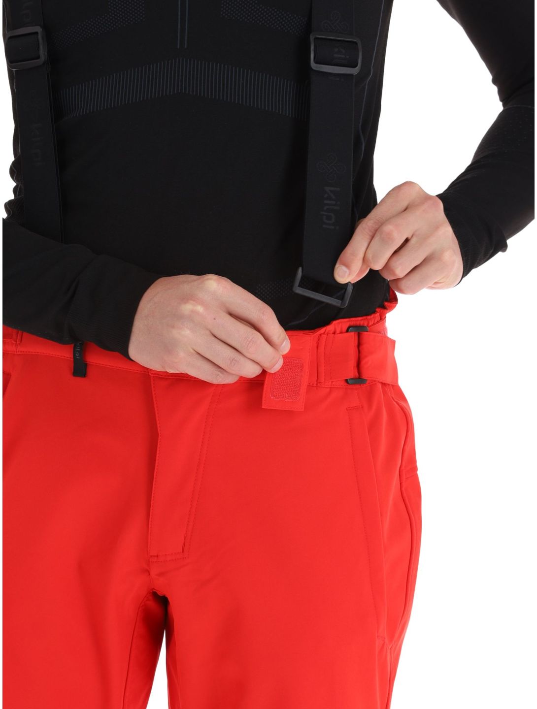 Kilpi, Rhea-m pantalon de ski en softshell grandes tailles hommes Red rouge 