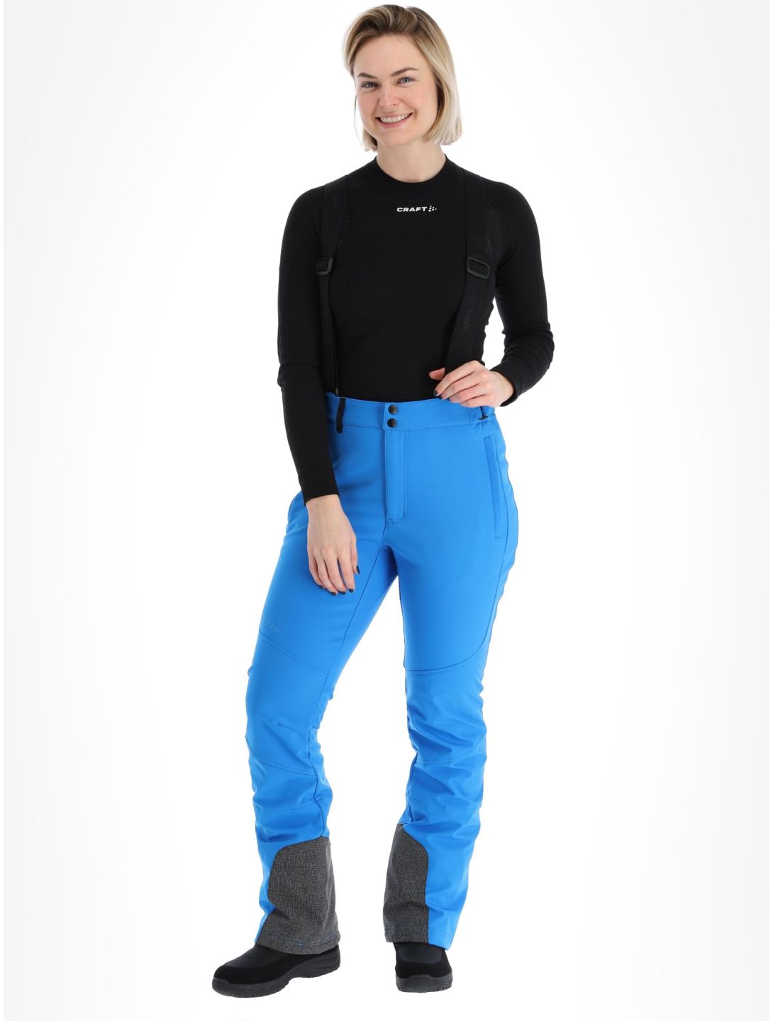 Kilpi, Rhea-W pantalon de ski en softshell femmes Blue bleu 