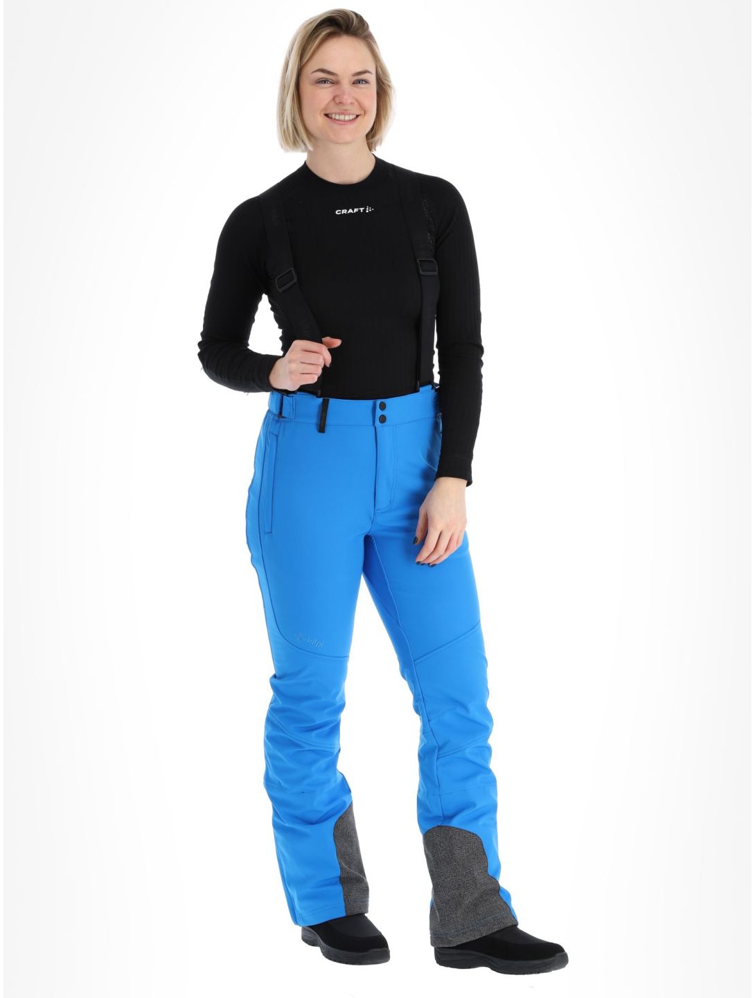 Kilpi, Rhea-W pantalon de ski en softshell femmes Blue bleu 