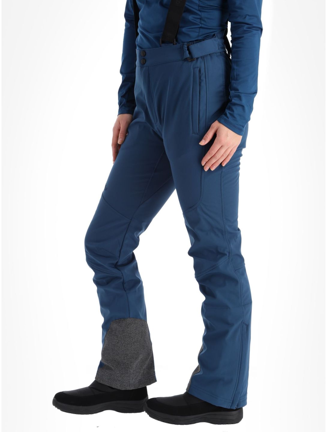 Kilpi, Rhea-W pantalon de ski en softshell femmes Dark Blue bleu 