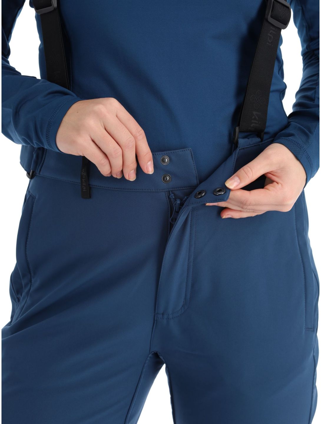 Kilpi, Rhea-W pantalon de ski en softshell femmes Dark Blue bleu 