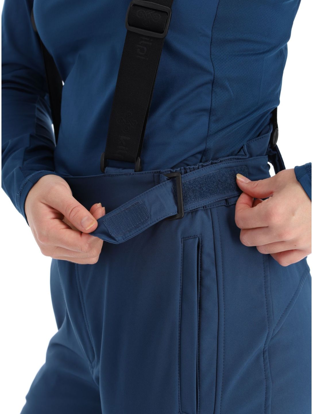 Kilpi, Rhea-W pantalon de ski en softshell femmes Dark Blue bleu 