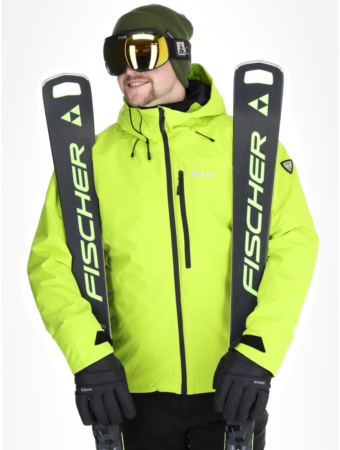 Kilpi, TAMPA veste de ski hommes Lime Green vert 