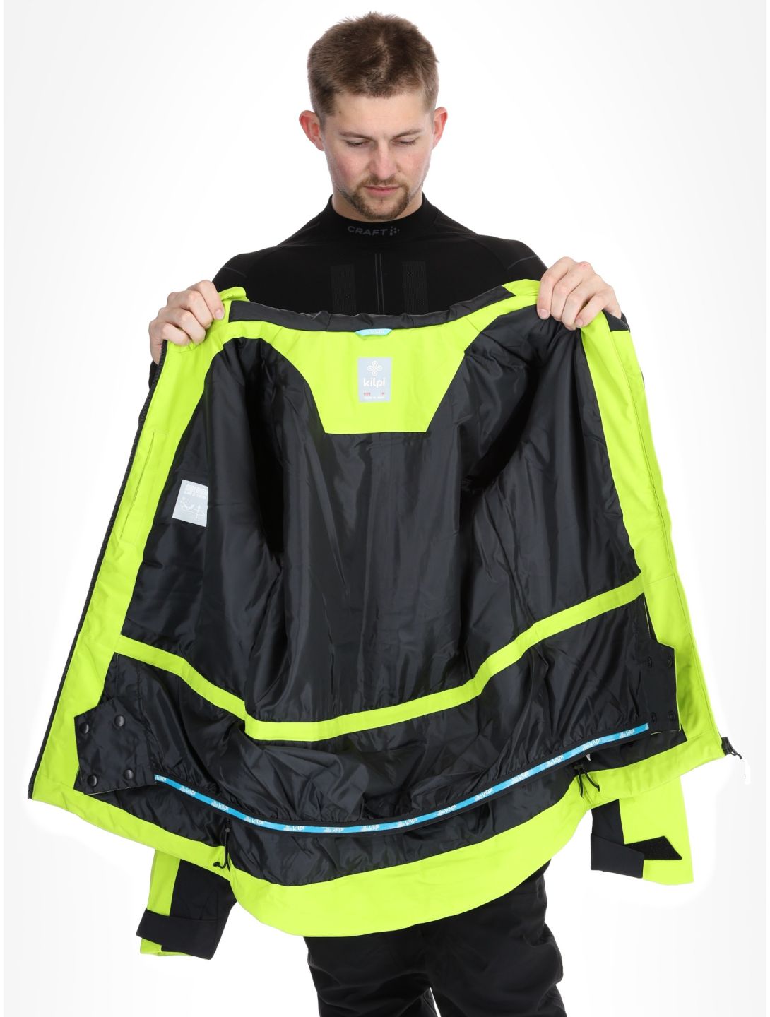 Kilpi, TAMPA veste de ski hommes Lime Green vert 