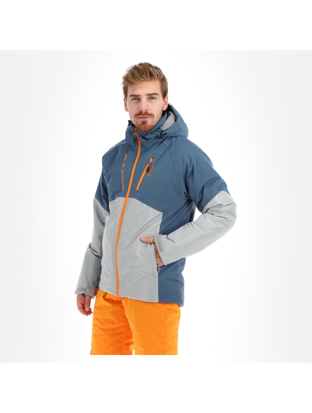 Kilpi, Tauren-M veste de ski hommes light bleu, gris 