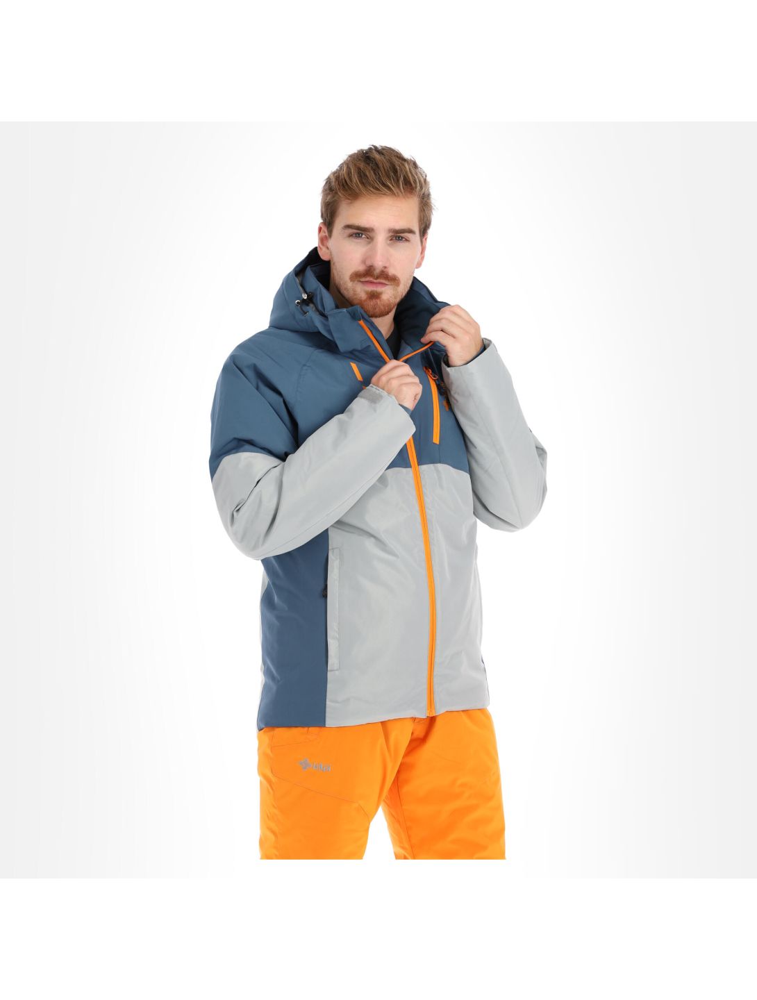 Kilpi, Tauren-M veste de ski hommes light bleu, gris 