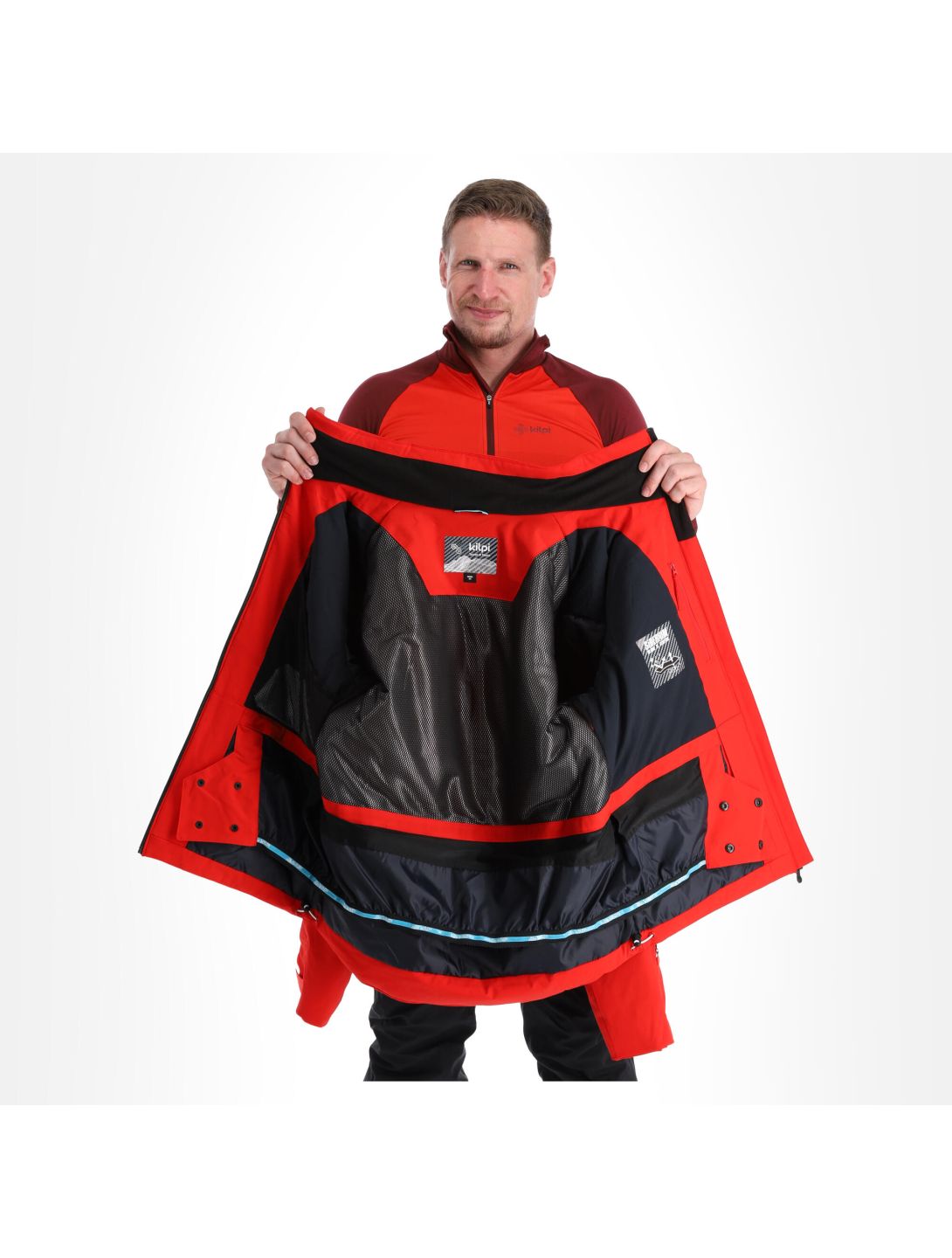 Kilpi, Tonn-M veste de ski hommes rouge 