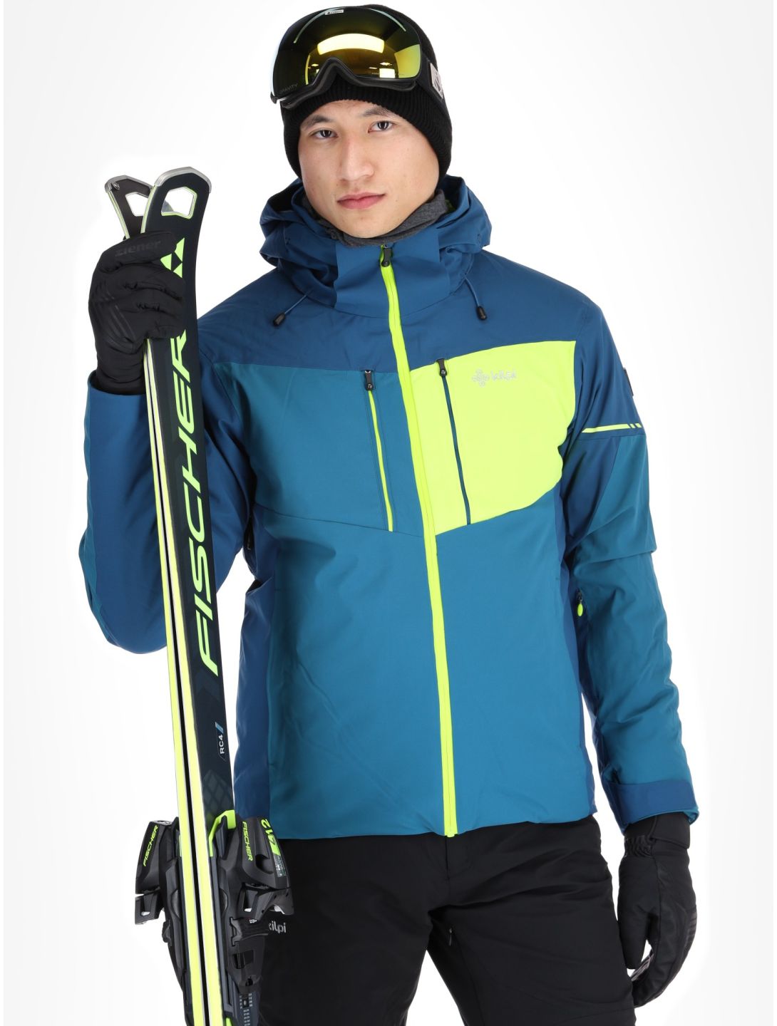 Kilpi, TONNSI veste de ski hommes Dark Blue bleu 