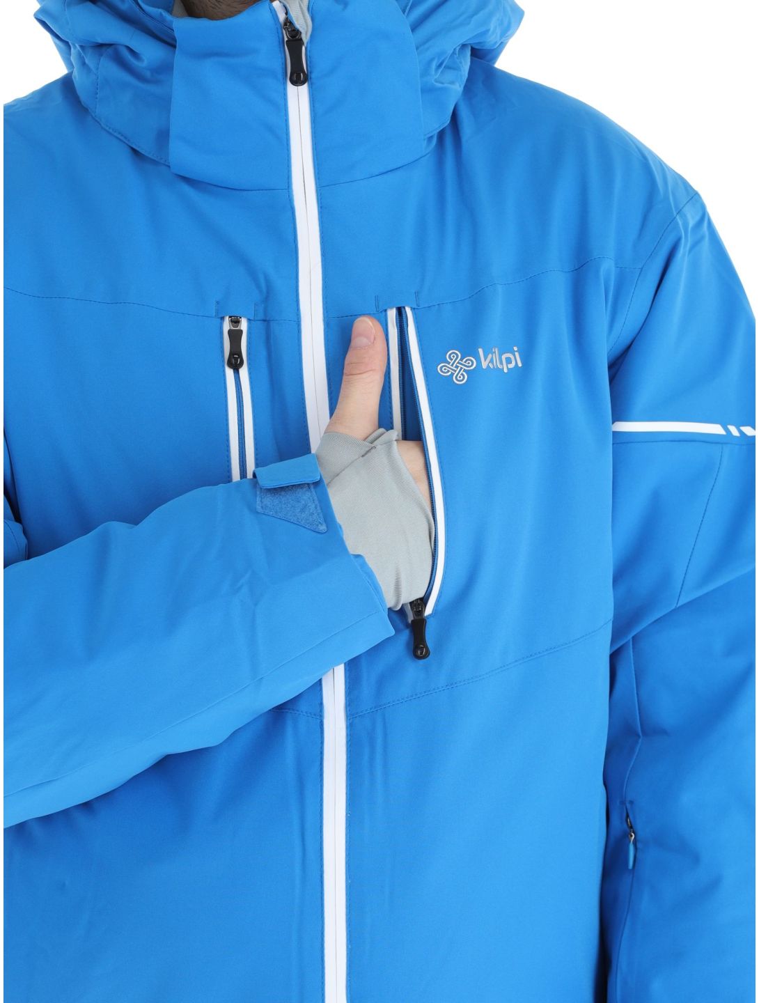 Kilpi, Tonnsi-m veste de ski grandes tailles hommes Blue bleu 