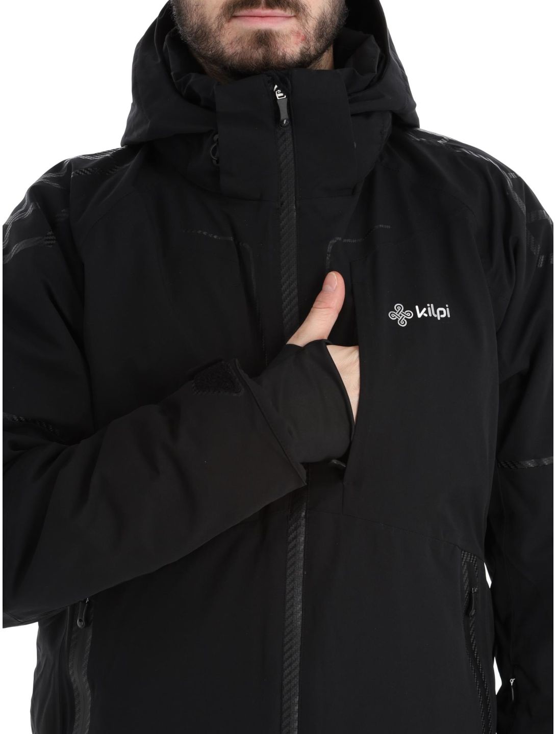 Kilpi, Turnau-M veste de ski hommes Black noir 