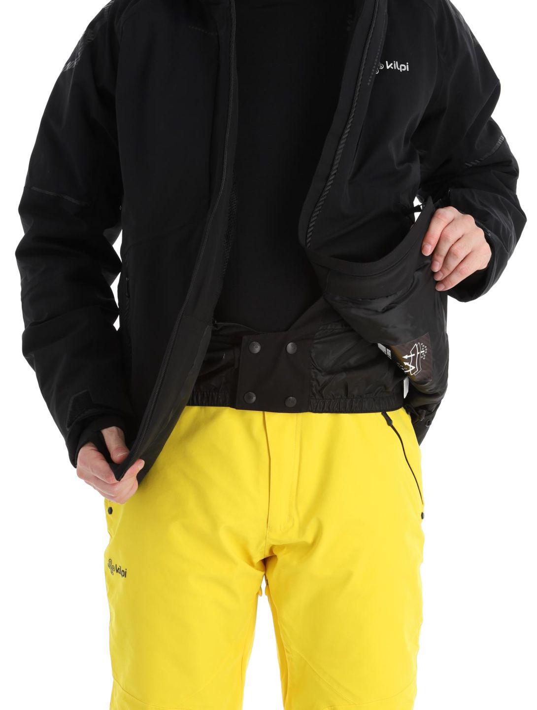 Kilpi, Turnau-m veste de ski grandes tailles hommes Black noir 