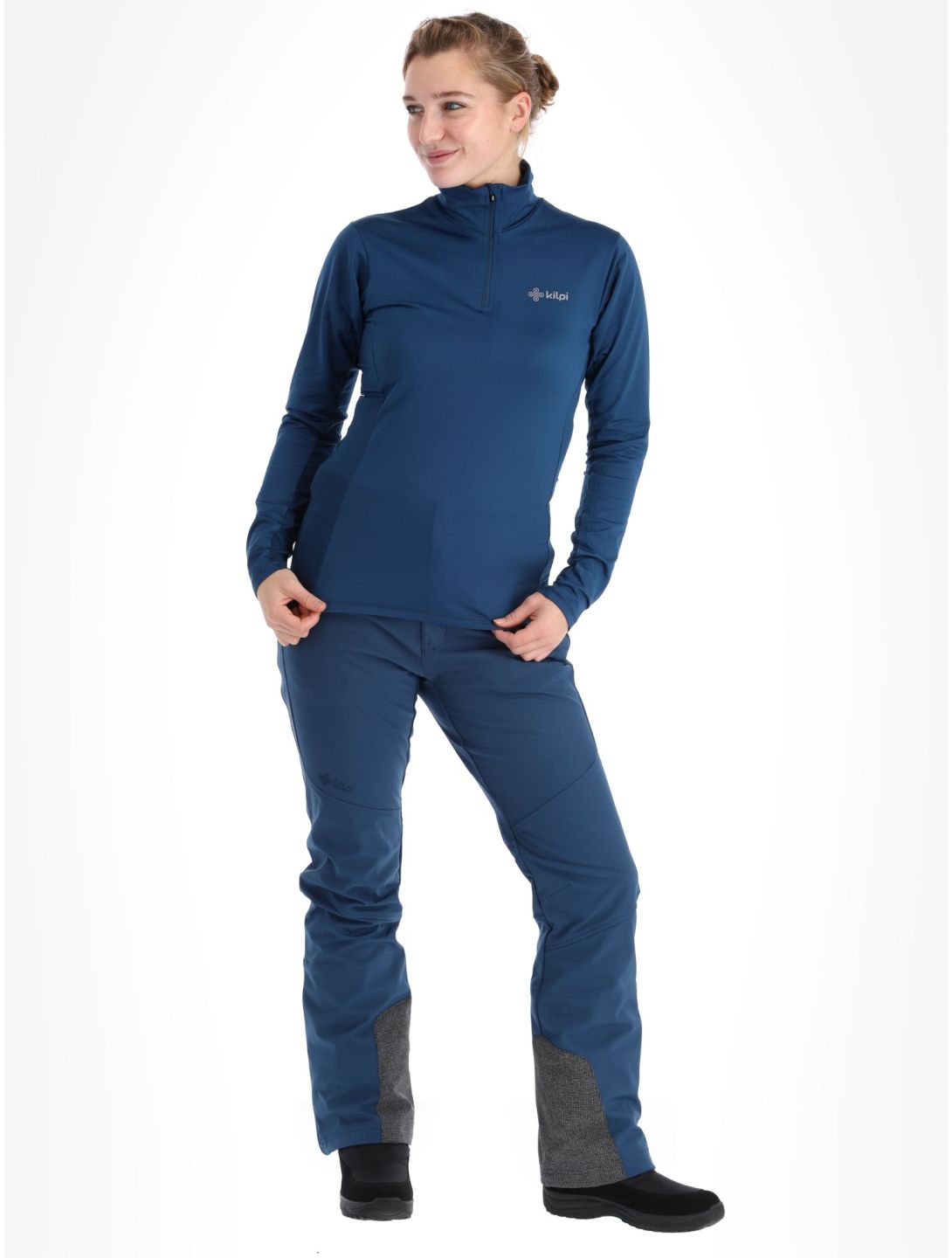 Kilpi, Willie-w pull de ski grandes tailles femmes Dark Blue bleu 