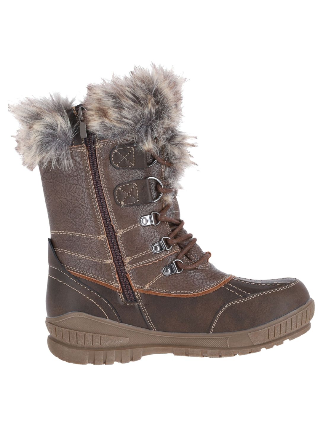 Kimberfeel, Delmos bottes de neige femmes Chestnut Brown brun 