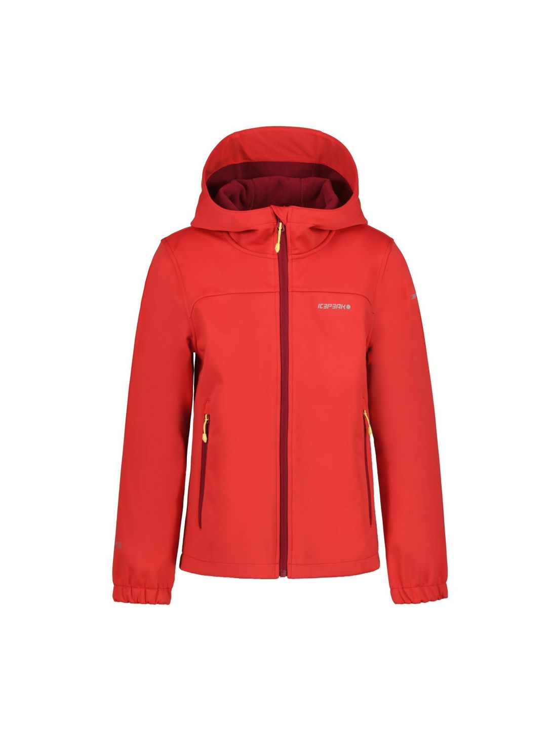 Icepeak, Kleve Jr veste de ski softshell enfants coral rouge 