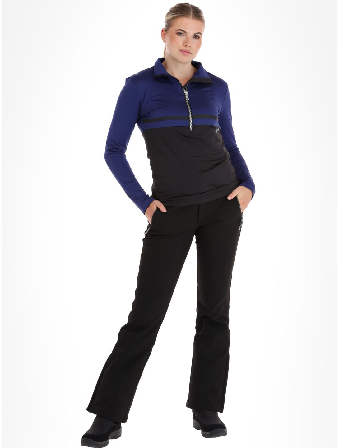 Kou Sportswear, Anna pull de ski femmes Blue bleu 