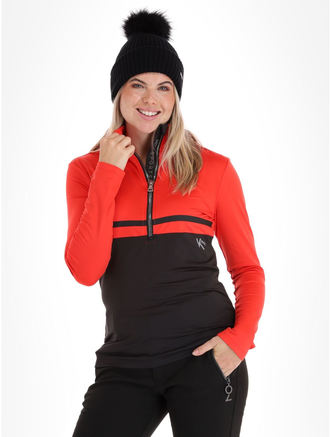 Kou Sportswear, Anna pull de ski femmes Red rouge 