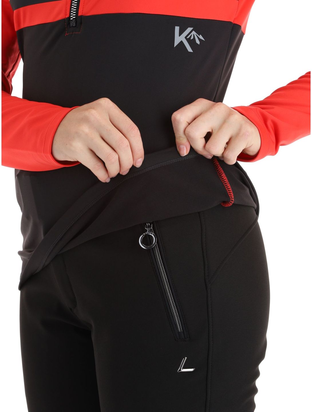 Kou Sportswear, Anna pull de ski femmes Red rouge 