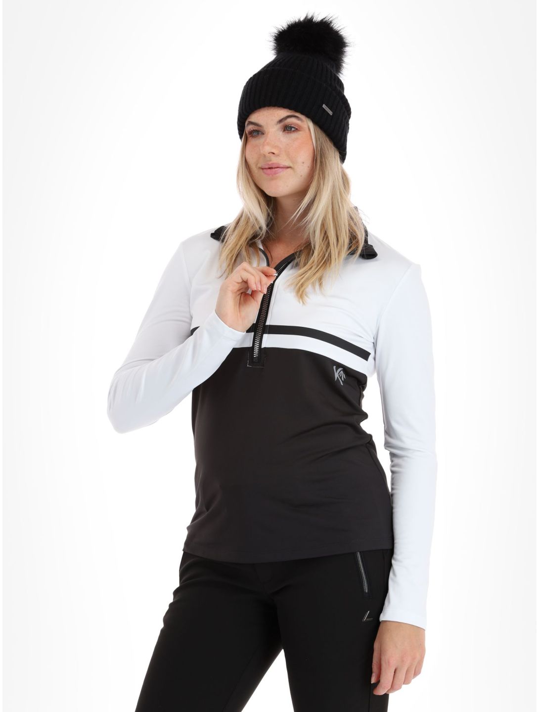 Kou Sportswear, Anna pull de ski femmes White blanc 