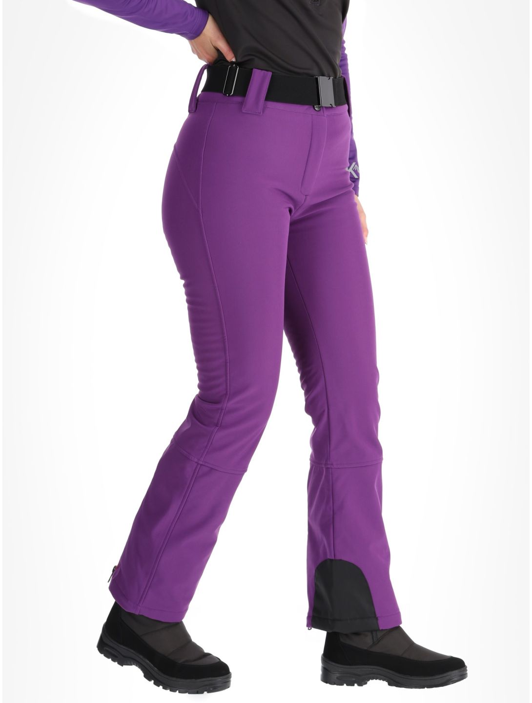 Kou Sportswear, Frost Flare Pants pantalon de ski en softshell femmes Purple violet 