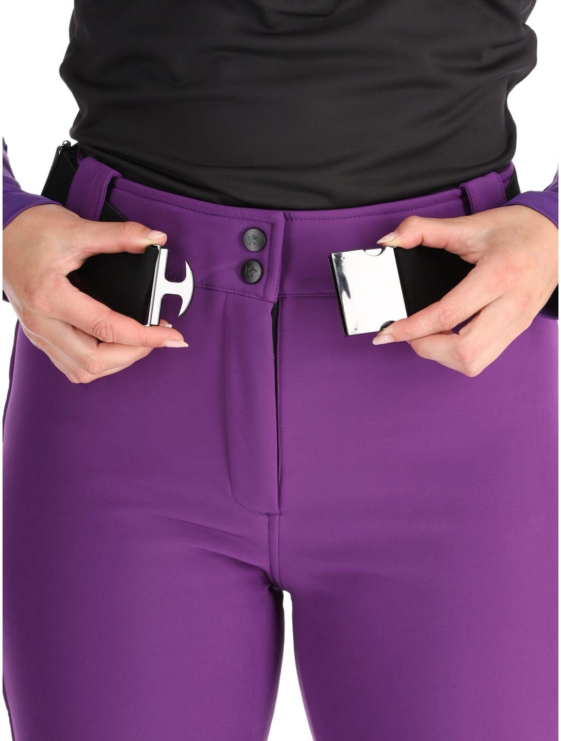 Kou Sportswear, Frost Flare Pants pantalon de ski en softshell femmes Purple violet 