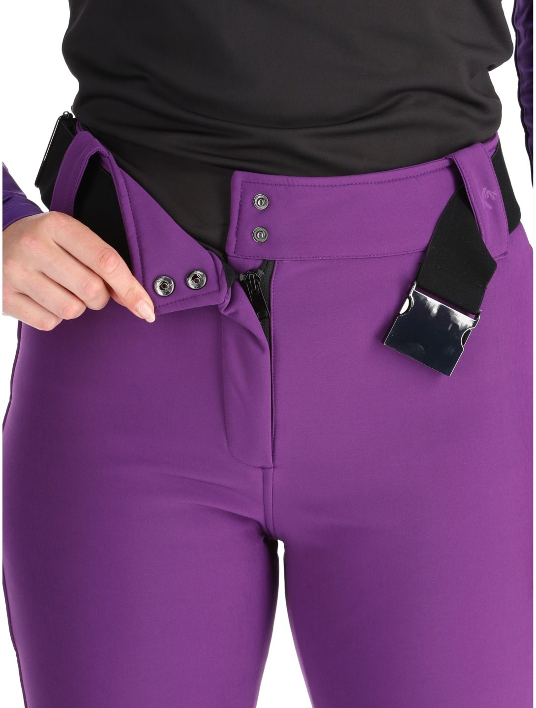 Kou Sportswear, Frost Flare Pants pantalon de ski en softshell femmes Purple violet 