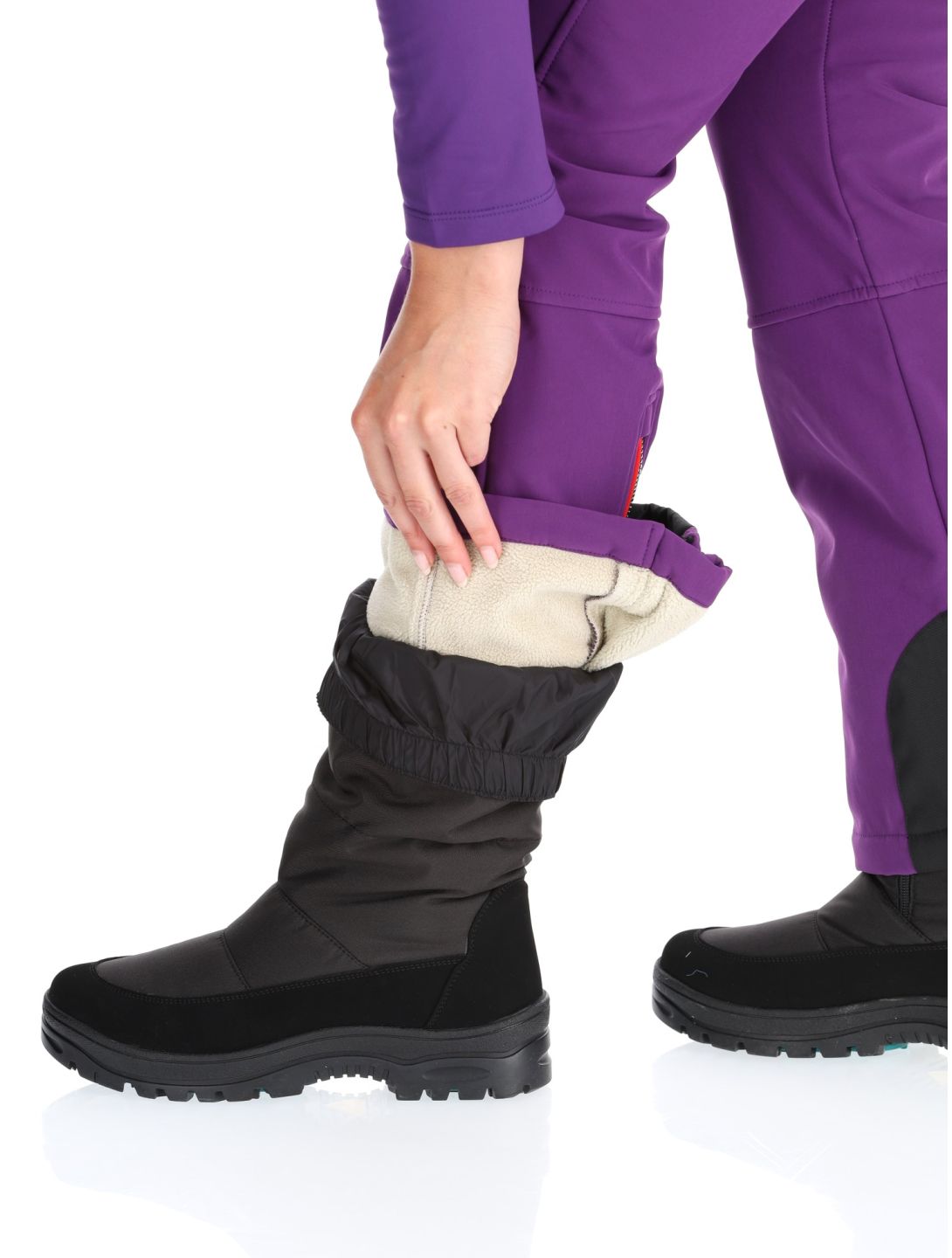 Kou Sportswear, Frost Flare Pants pantalon de ski en softshell femmes Purple violet 